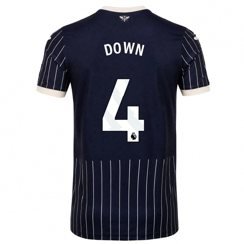 Danxen Dames Alissa Down #4 Zwart Wit Uitshirt Uittenue 2026/27 T-Shirt België