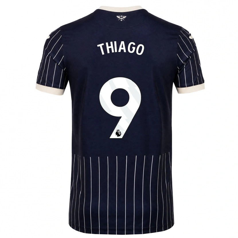Danxen Dames Igor Thiago #9 Zwart Wit Uitshirt Uittenue 2026/27 T-Shirt België