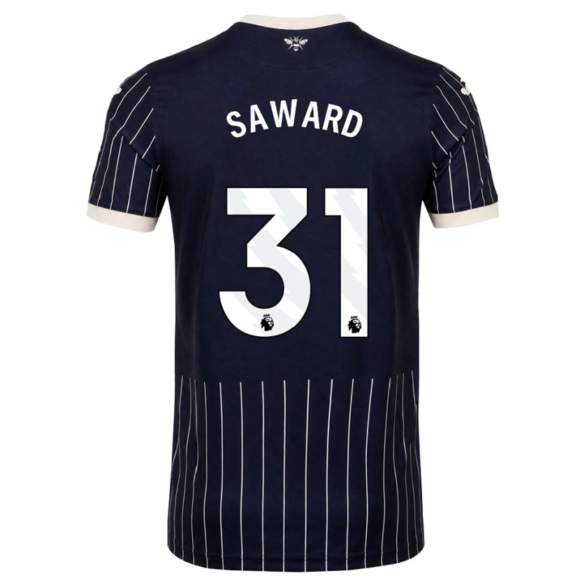 Danxen Dames Sammie Saward #31 Zwart Wit Uitshirt Uittenue 2026/27 T-Shirt België