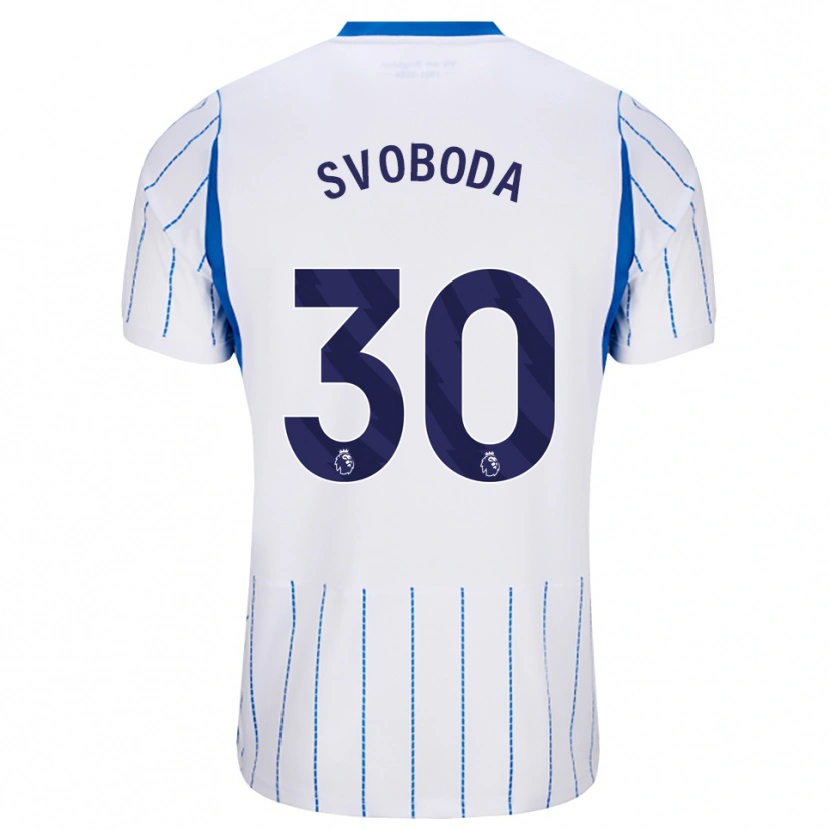 Danxen Dames Michael Svoboda #30 Hemelsblauw Wit Uitshirt Uittenue 2026/27 T-Shirt België