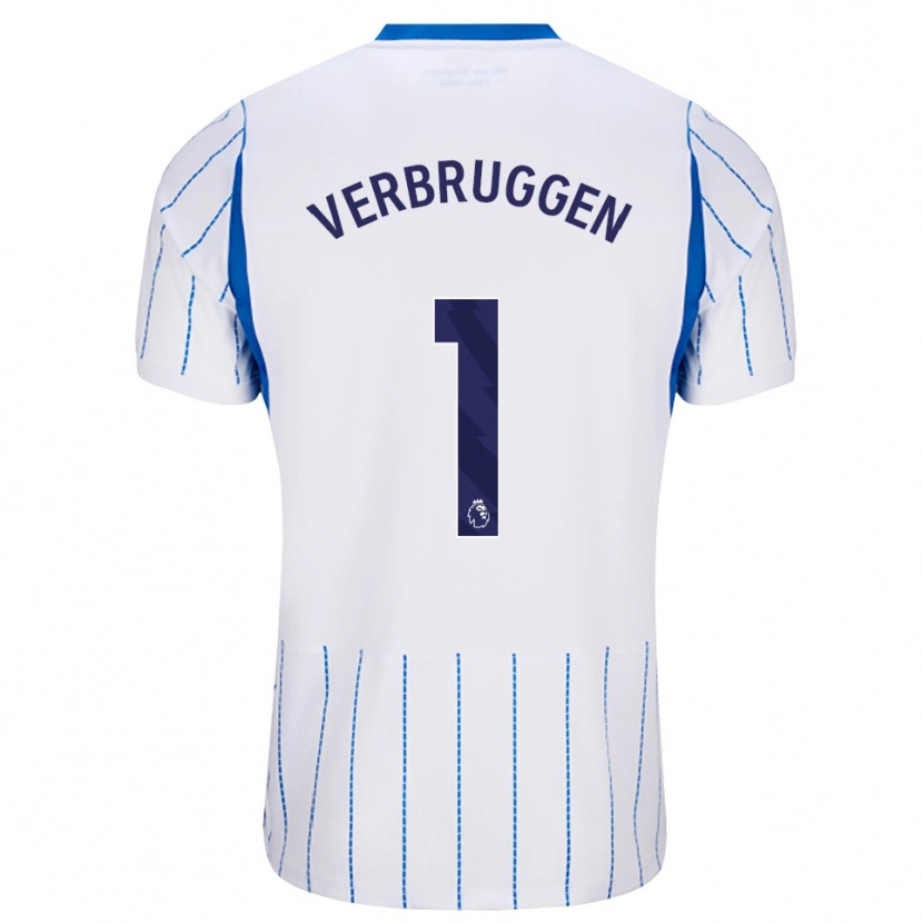 Danxen Dames Bart Verbruggen #1 Hemelsblauw Wit Uitshirt Uittenue 2026/27 T-Shirt België