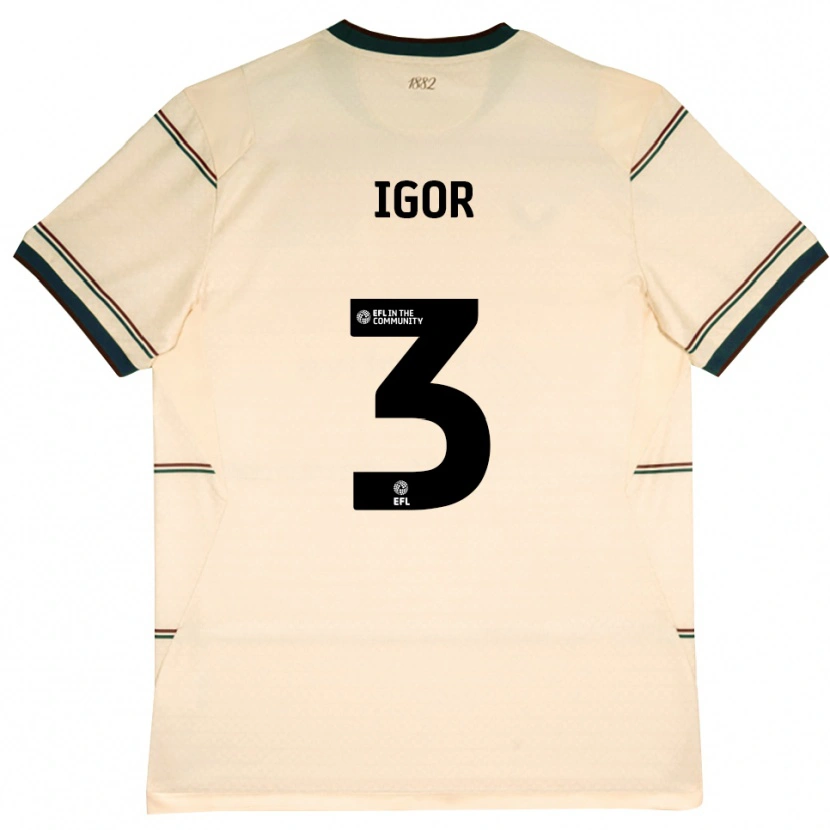 Danxen Dames Igor Julio #3 Beige Bordeaux Uitshirt Uittenue 2026/27 T-Shirt België