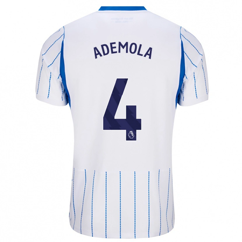 Danxen Dames Sebastian Ademola #4 Hemelsblauw Wit Uitshirt Uittenue 2026/27 T-Shirt België