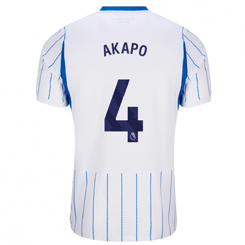 Danxen Dames Tobi Akapo #4 Hemelsblauw Wit Uitshirt Uittenue 2026/27 T-Shirt België