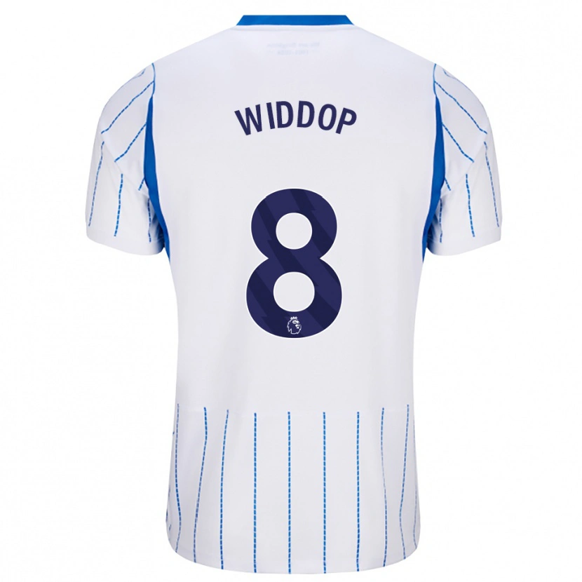 Danxen Dames Fraser Widdop #8 Hemelsblauw Wit Uitshirt Uittenue 2026/27 T-Shirt België