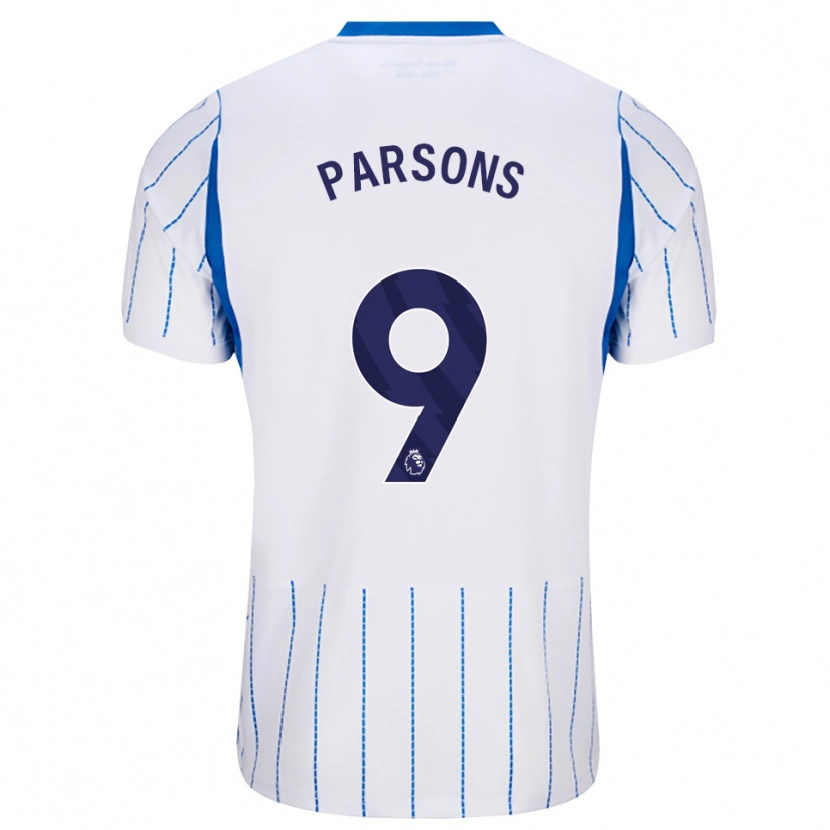 Danxen Dames Jacob Parsons #9 Hemelsblauw Wit Uitshirt Uittenue 2026/27 T-Shirt België