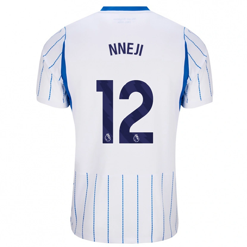 Danxen Dames Daniel Nneji #12 Hemelsblauw Wit Uitshirt Uittenue 2026/27 T-Shirt België
