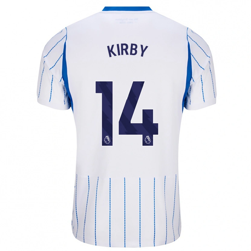 Danxen Dames Fran Kirby #14 Hemelsblauw Wit Uitshirt Uittenue 2026/27 T-Shirt België