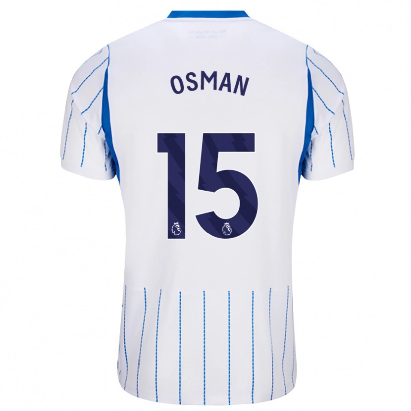 Danxen Dames Ibrahim Osman #15 Hemelsblauw Wit Uitshirt Uittenue 2026/27 T-Shirt België