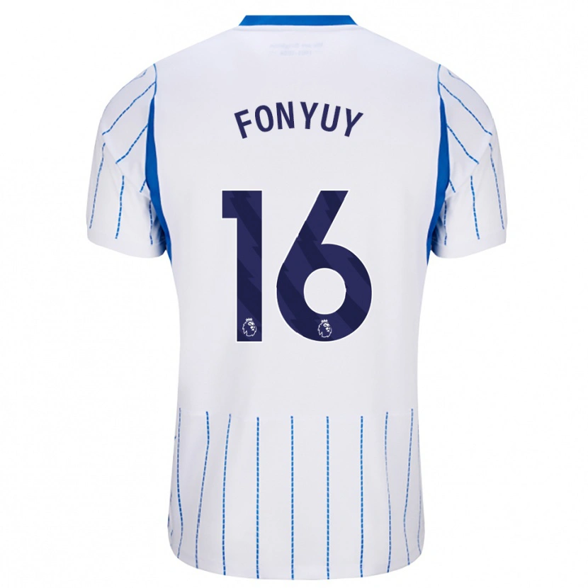 Danxen Dames Aedan Fonyuy #16 Hemelsblauw Wit Uitshirt Uittenue 2026/27 T-Shirt België