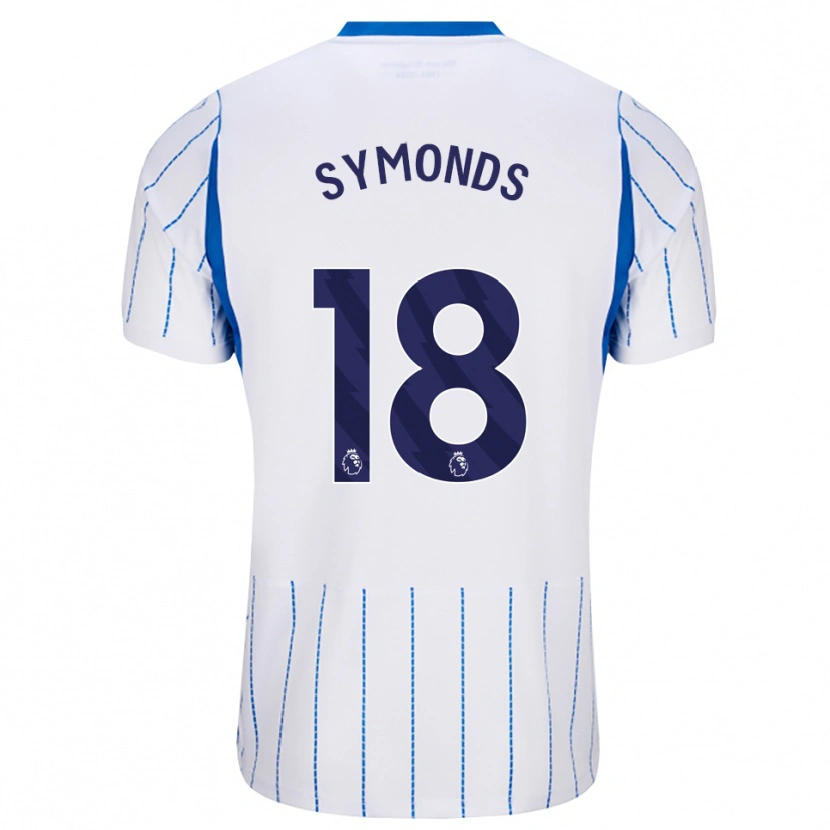 Danxen Dames Maisie Symonds #18 Hemelsblauw Wit Uitshirt Uittenue 2026/27 T-Shirt België