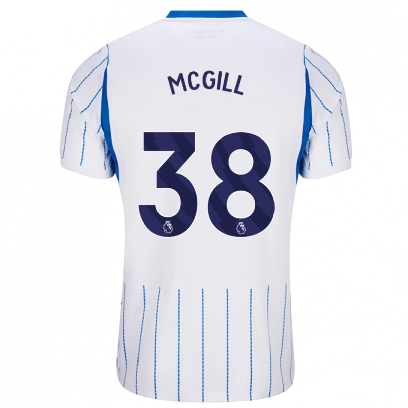 Danxen Dames Tom Mcgill #38 Hemelsblauw Wit Uitshirt Uittenue 2026/27 T-Shirt België