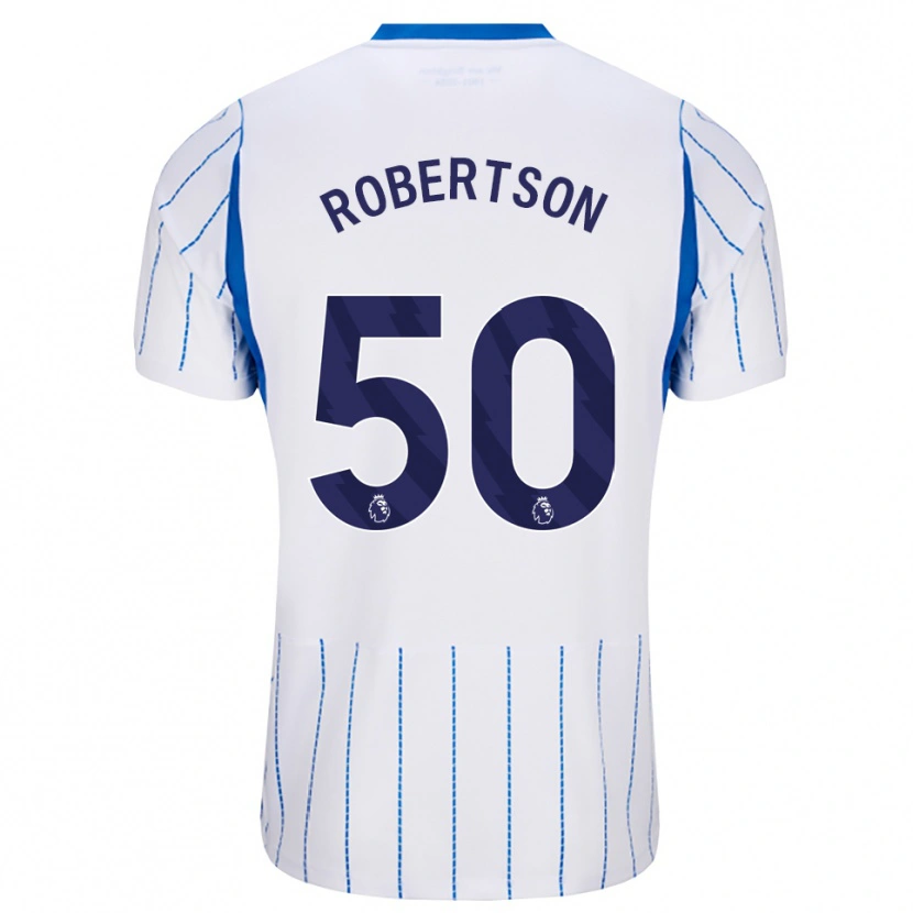 Danxen Dames Josh Robertson #50 Hemelsblauw Wit Uitshirt Uittenue 2026/27 T-Shirt België