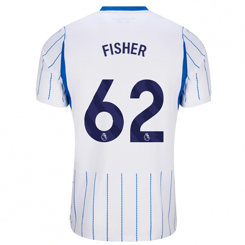 Danxen Dames Hugo Fisher #62 Hemelsblauw Wit Uitshirt Uittenue 2026/27 T-Shirt België