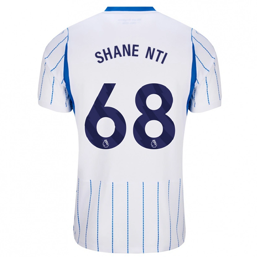 Danxen Dames Shane Nti #68 Hemelsblauw Wit Uitshirt Uittenue 2026/27 T-Shirt België