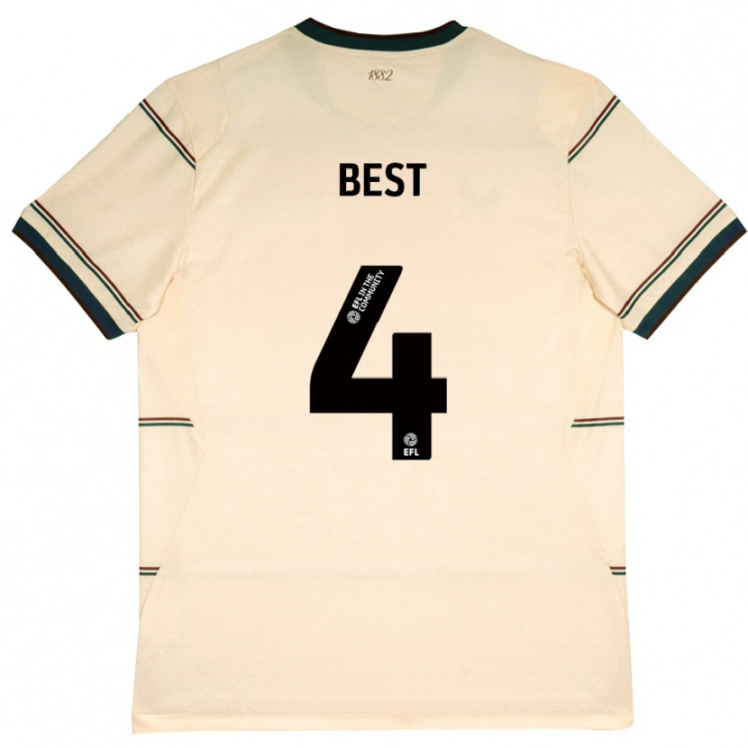 Danxen Dames Freddie Best #4 Beige Bordeaux Uitshirt Uittenue 2026/27 T-Shirt België