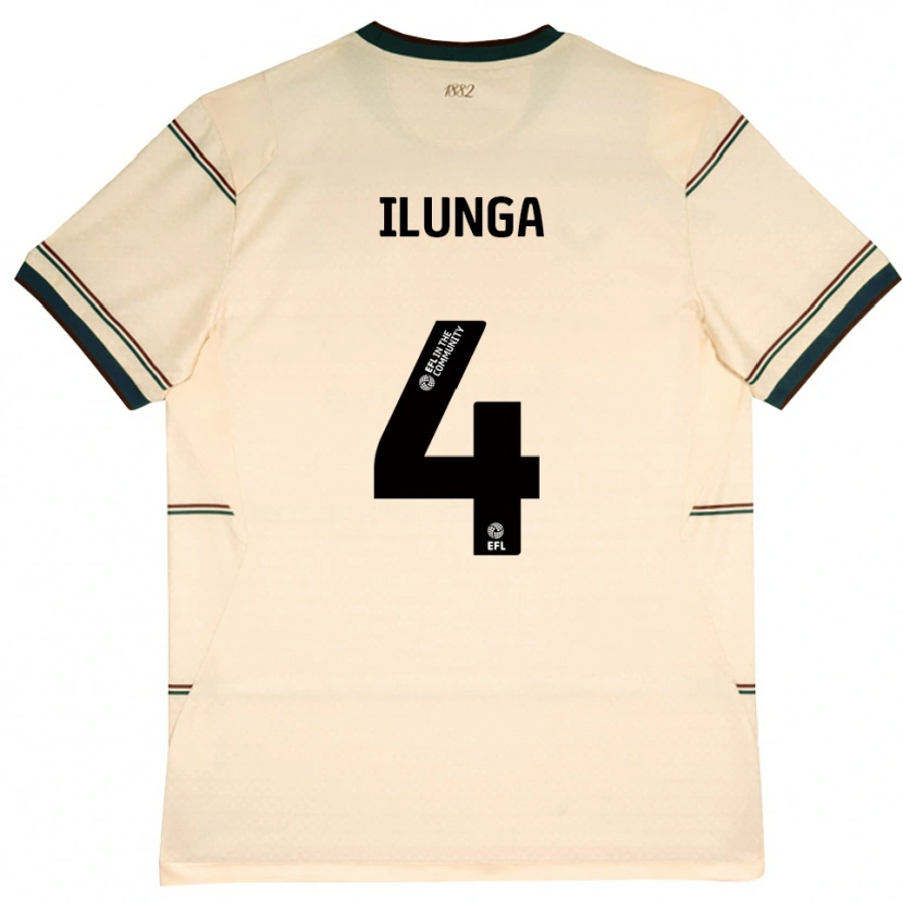 Danxen Dames Glen Ilunga #4 Beige Bordeaux Uitshirt Uittenue 2026/27 T-Shirt België