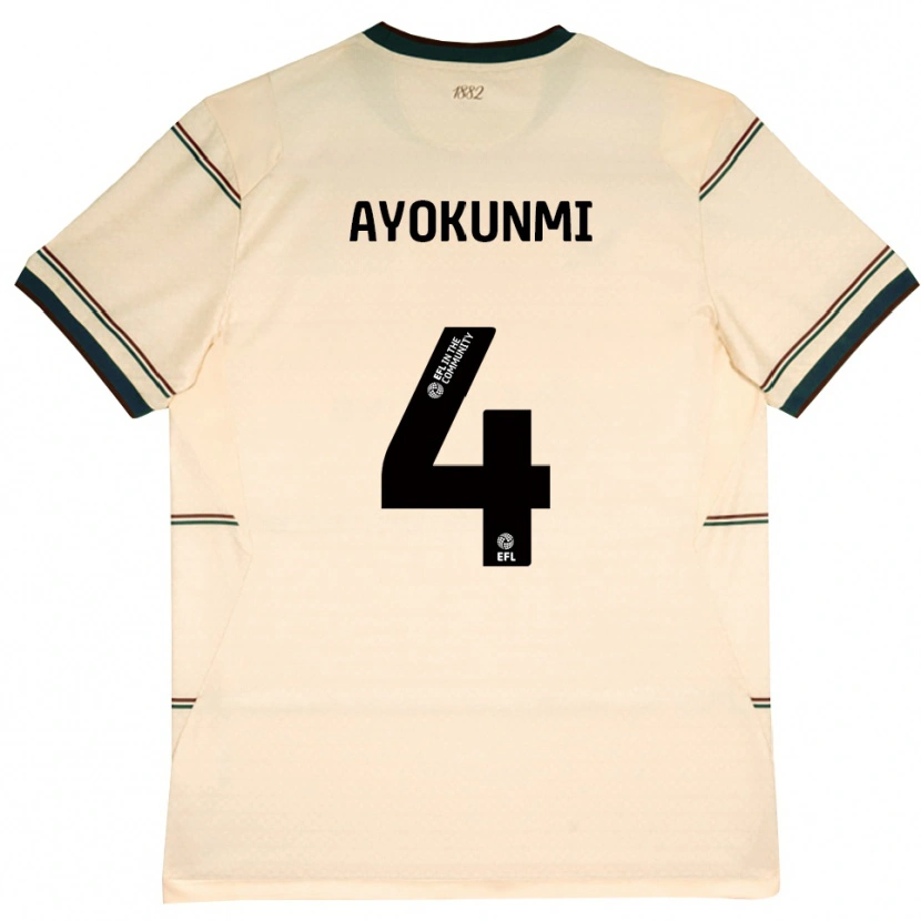 Danxen Dames Darren Ayokunmi #4 Beige Bordeaux Uitshirt Uittenue 2026/27 T-Shirt België