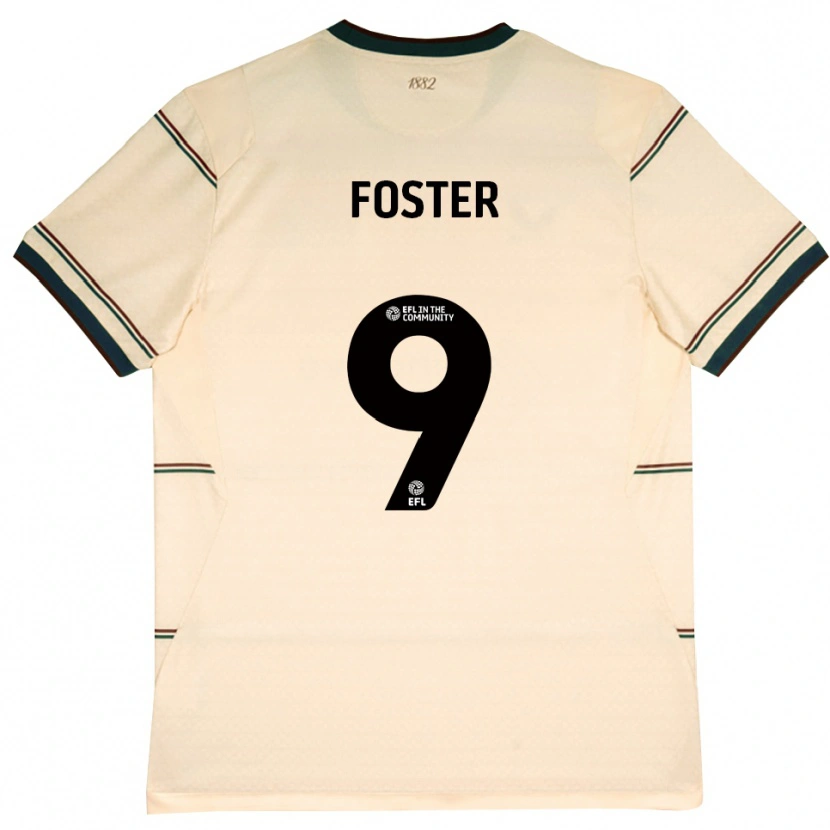 Danxen Dames Lyle Foster #9 Beige Bordeaux Uitshirt Uittenue 2026/27 T-Shirt België
