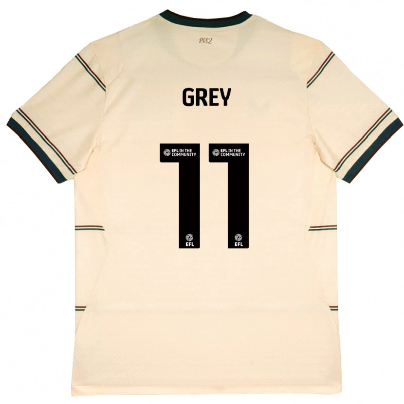 Danxen Dames Anna Grey #11 Beige Bordeaux Uitshirt Uittenue 2026/27 T-Shirt België