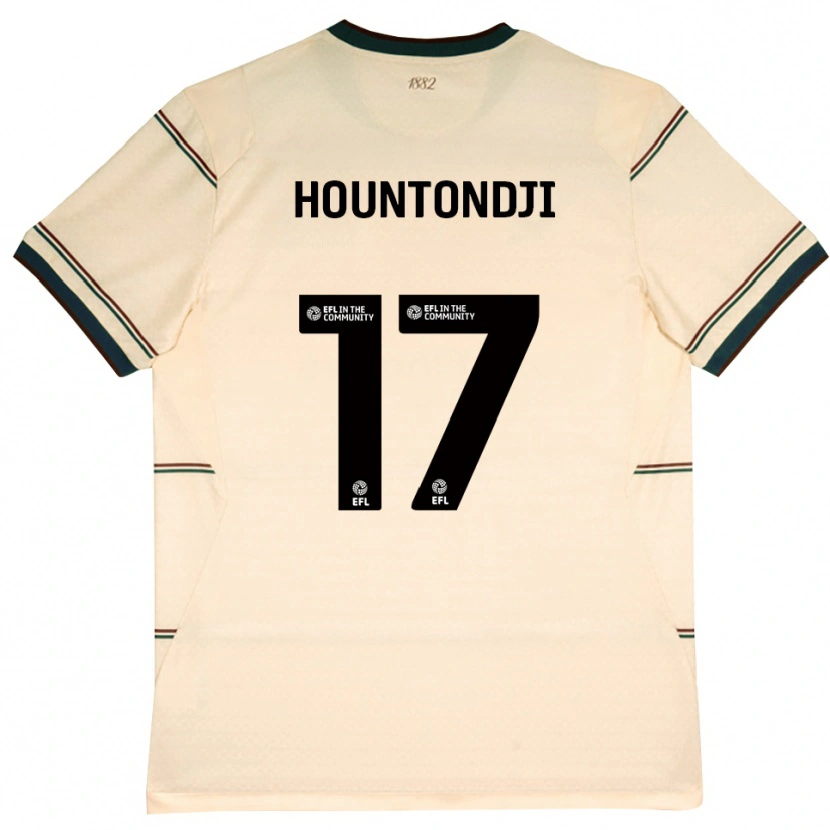 Danxen Dames Andréas Hountondji #17 Beige Bordeaux Uitshirt Uittenue 2026/27 T-Shirt België