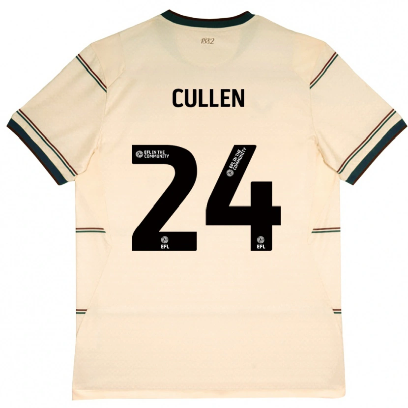 Danxen Dames Josh Cullen #24 Beige Bordeaux Uitshirt Uittenue 2026/27 T-Shirt België