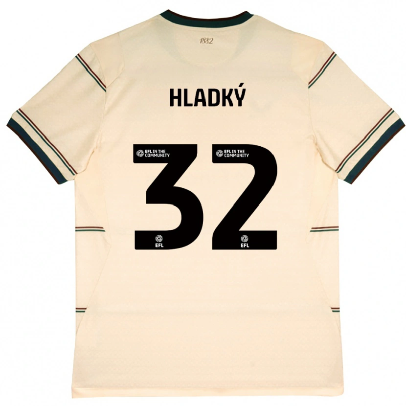 Danxen Dames Vaclav Hladky #32 Beige Bordeaux Uitshirt Uittenue 2026/27 T-Shirt België