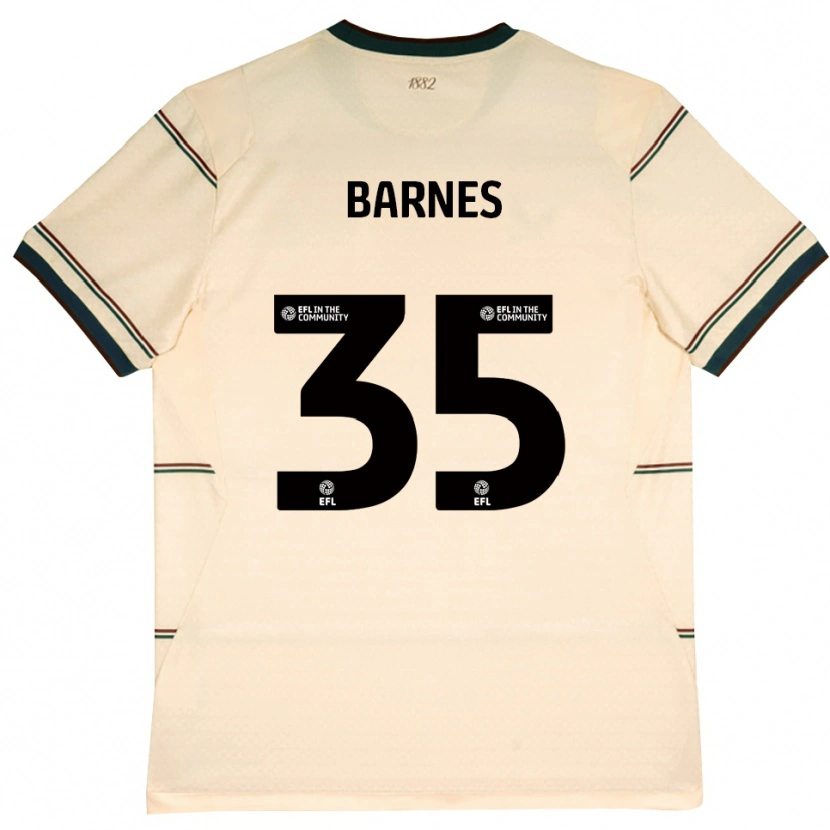 Danxen Dames Ashley Barnes #35 Beige Bordeaux Uitshirt Uittenue 2026/27 T-Shirt België