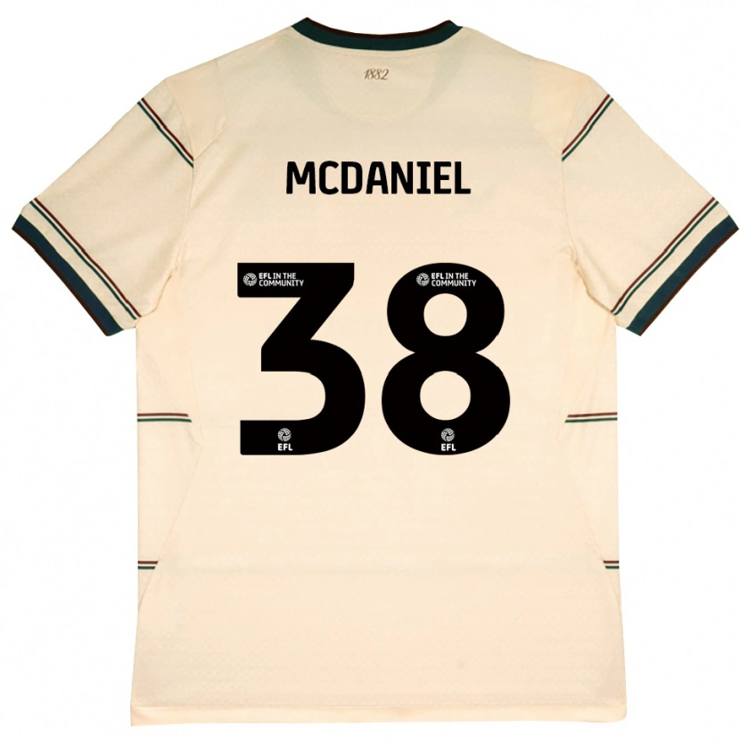 Danxen Dames Louise Mcdaniel #38 Beige Bordeaux Uitshirt Uittenue 2026/27 T-Shirt België
