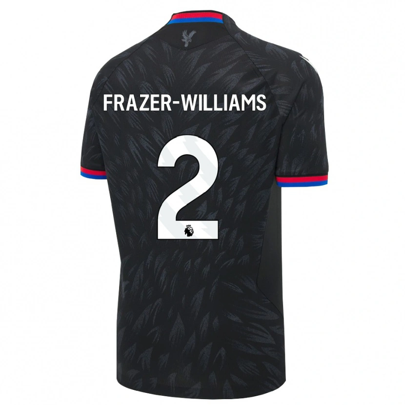 Danxen Dames Khyan Frazer-Williams #2 Zwart Blauw Rood Uitshirt Uittenue 2026/27 T-Shirt België