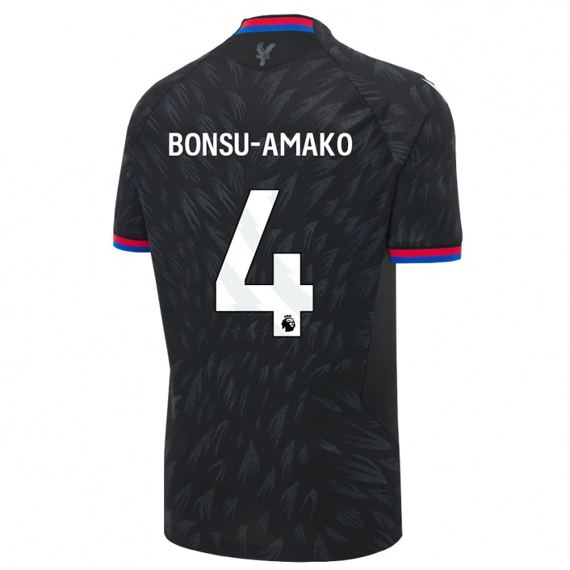 Danxen Dames Sebastian Bonsu-Amako #4 Zwart Blauw Rood Uitshirt Uittenue 2026/27 T-Shirt België