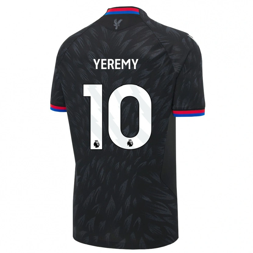 Danxen Dames Yéremy Pino #10 Zwart Blauw Rood Uitshirt Uittenue 2026/27 T-Shirt België