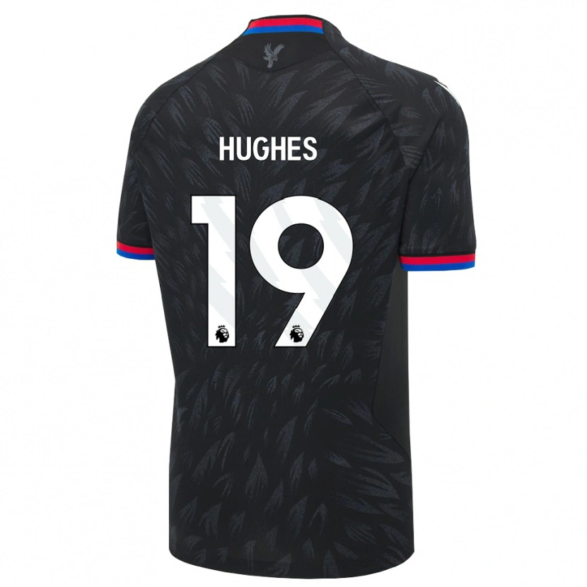 Danxen Dames Will Hughes #19 Zwart Blauw Rood Uitshirt Uittenue 2026/27 T-Shirt België