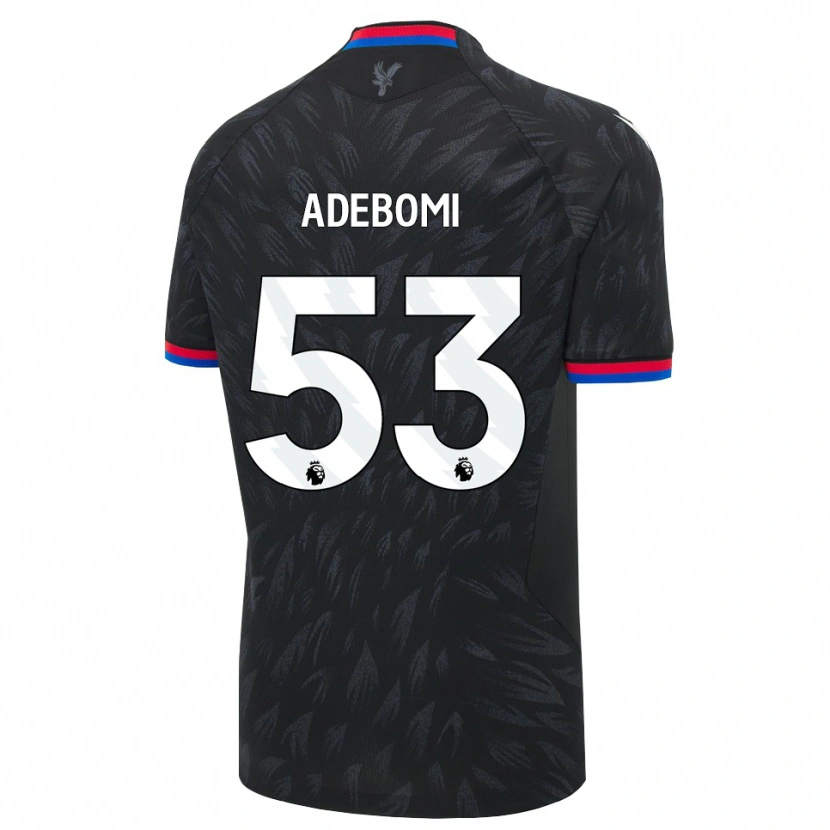 Danxen Dames Ademola Ola Adebomi #53 Zwart Blauw Rood Uitshirt Uittenue 2026/27 T-Shirt België