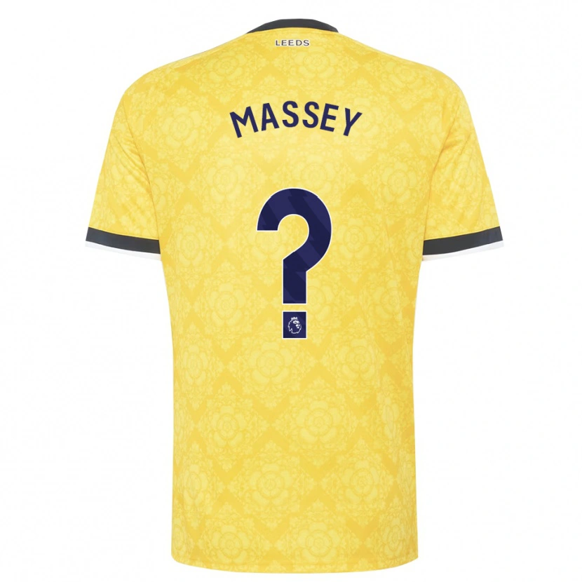 Danxen Dames Alex Massey #0 Geel Wit Zwart Uitshirt Uittenue 2026/27 T-Shirt België