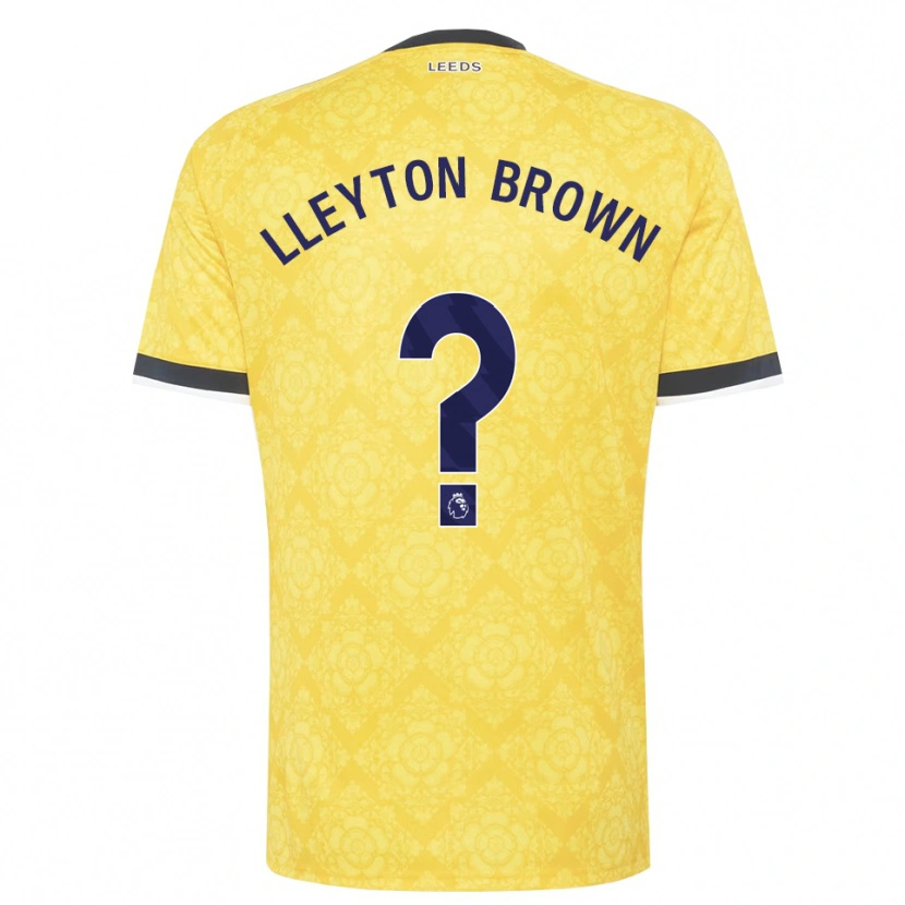 Danxen Dames Lleyton Brown #0 Geel Wit Zwart Uitshirt Uittenue 2026/27 T-Shirt België