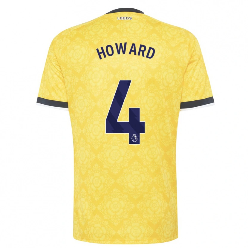 Danxen Dames Jacob Howard #4 Geel Wit Zwart Uitshirt Uittenue 2026/27 T-Shirt België
