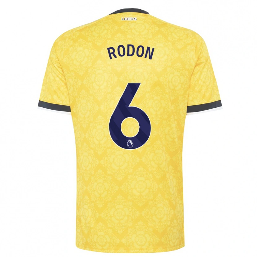 Danxen Dames Joe Rodon #6 Geel Wit Zwart Uitshirt Uittenue 2026/27 T-Shirt België