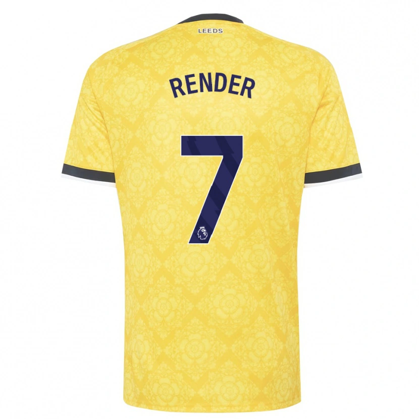 Danxen Dames Jacob Render #7 Geel Wit Zwart Uitshirt Uittenue 2026/27 T-Shirt België