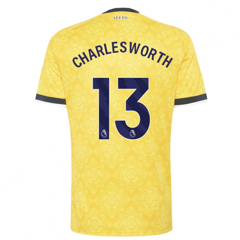 Danxen Dames Millie Robshaw-Charlesworth #13 Geel Wit Zwart Uitshirt Uittenue 2026/27 T-Shirt België