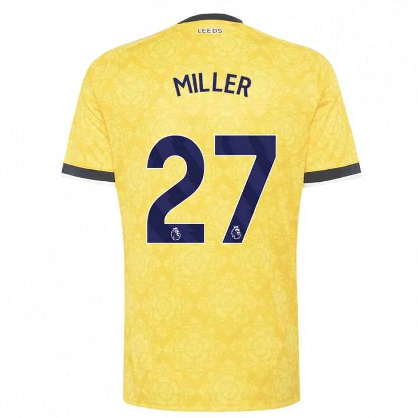 Danxen Dames Amari Miller #27 Geel Wit Zwart Uitshirt Uittenue 2026/27 T-Shirt België