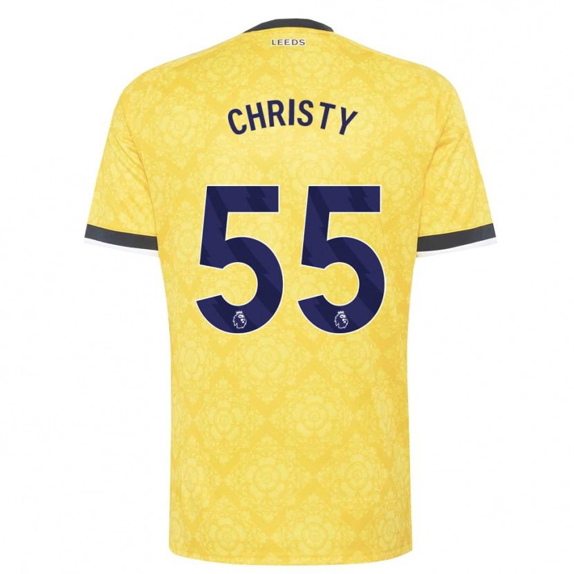 Danxen Dames Harry Christy #55 Geel Wit Zwart Uitshirt Uittenue 2026/27 T-Shirt België