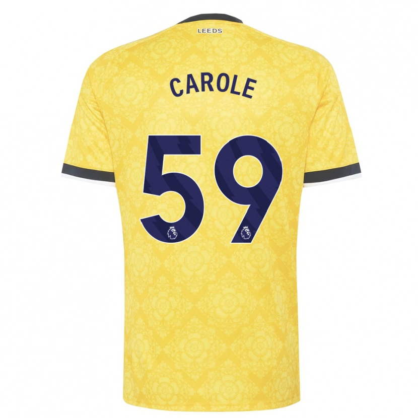 Danxen Dames Keenan Carole #59 Geel Wit Zwart Uitshirt Uittenue 2026/27 T-Shirt België