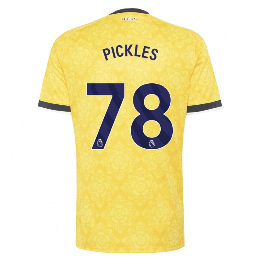 Danxen Dames Ollie Pickles #78 Geel Wit Zwart Uitshirt Uittenue 2026/27 T-Shirt België