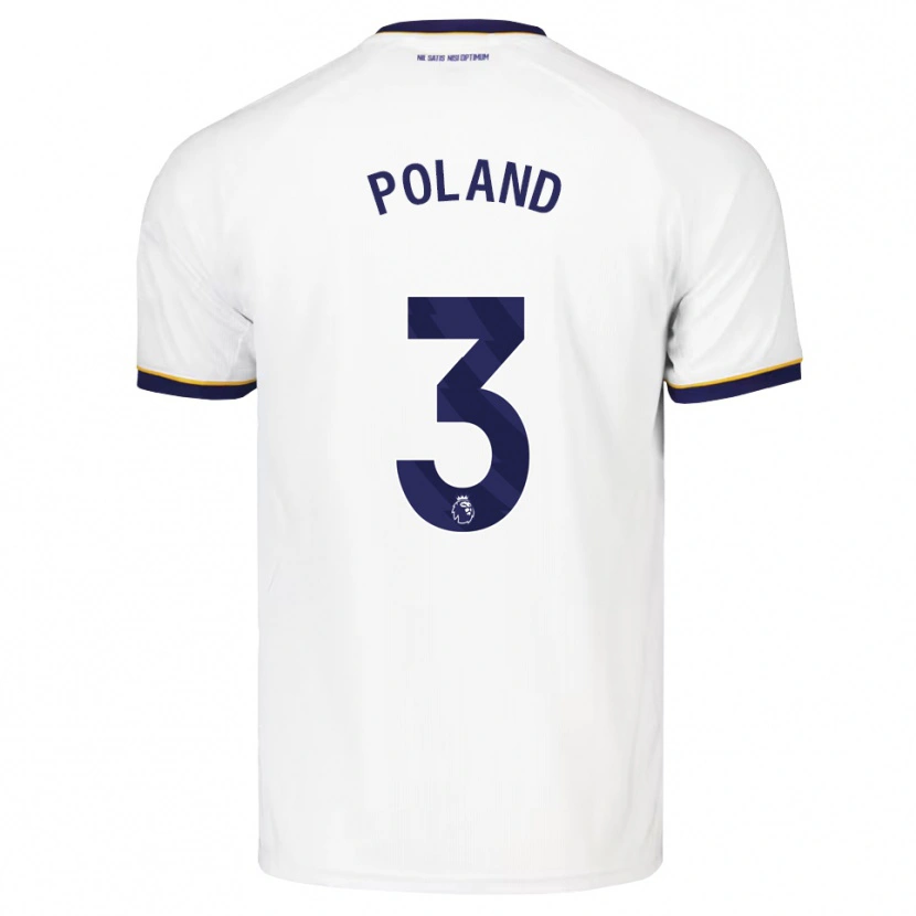 Danxen Dames Louis Poland #3 Middernachtblauw Wit Geel Uitshirt Uittenue 2026/27 T-Shirt België