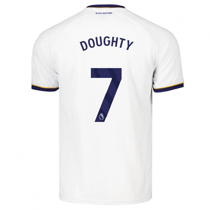 Danxen Dames Jake Doughty #7 Middernachtblauw Wit Geel Uitshirt Uittenue 2026/27 T-Shirt België