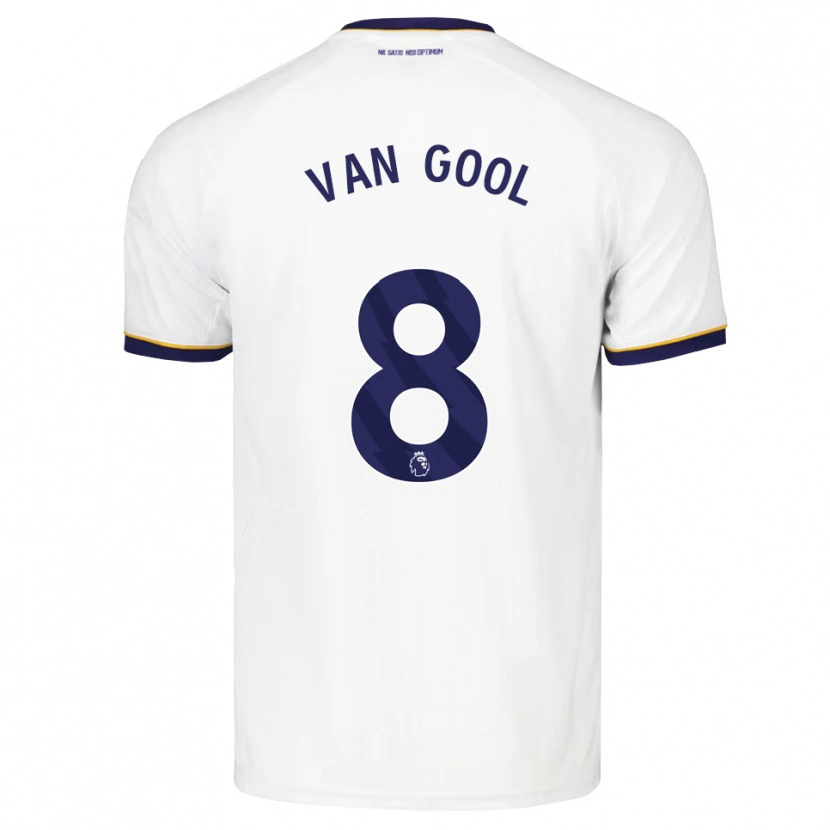 Danxen Dames Rosa Van Gool #8 Middernachtblauw Wit Geel Uitshirt Uittenue 2026/27 T-Shirt België