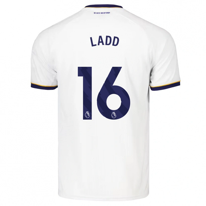 Danxen Dames Hayley Ladd #16 Middernachtblauw Wit Geel Uitshirt Uittenue 2026/27 T-Shirt België