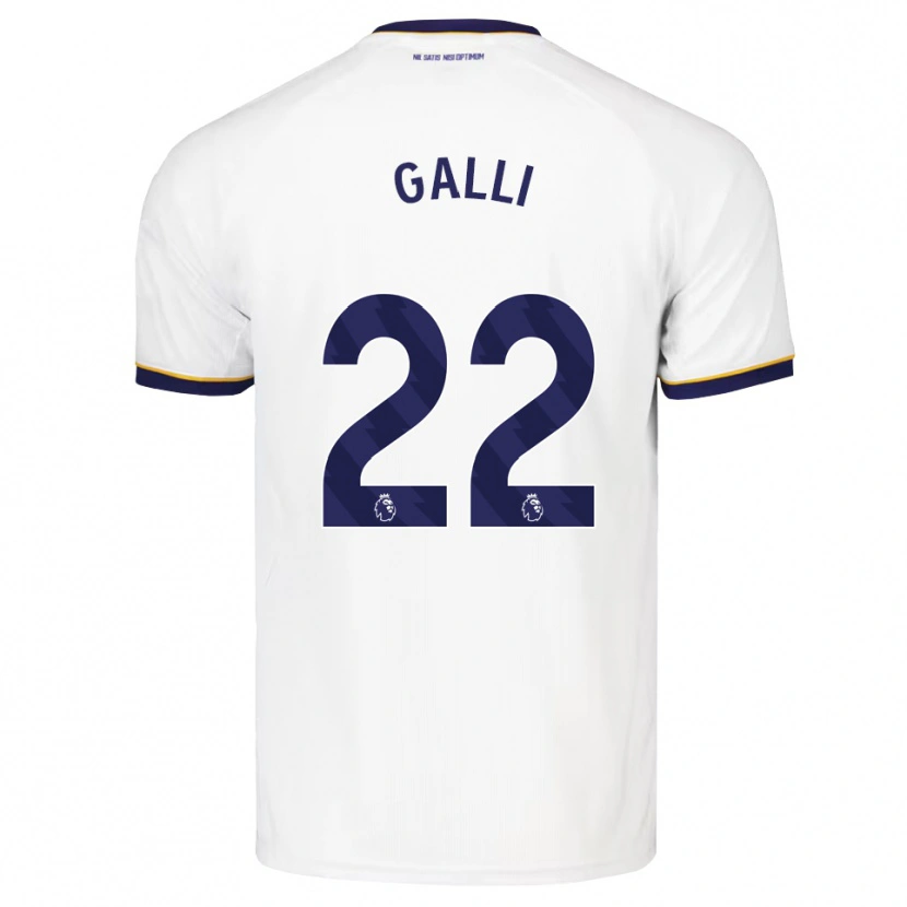 Danxen Dames Aurora Galli #22 Middernachtblauw Wit Geel Uitshirt Uittenue 2026/27 T-Shirt België