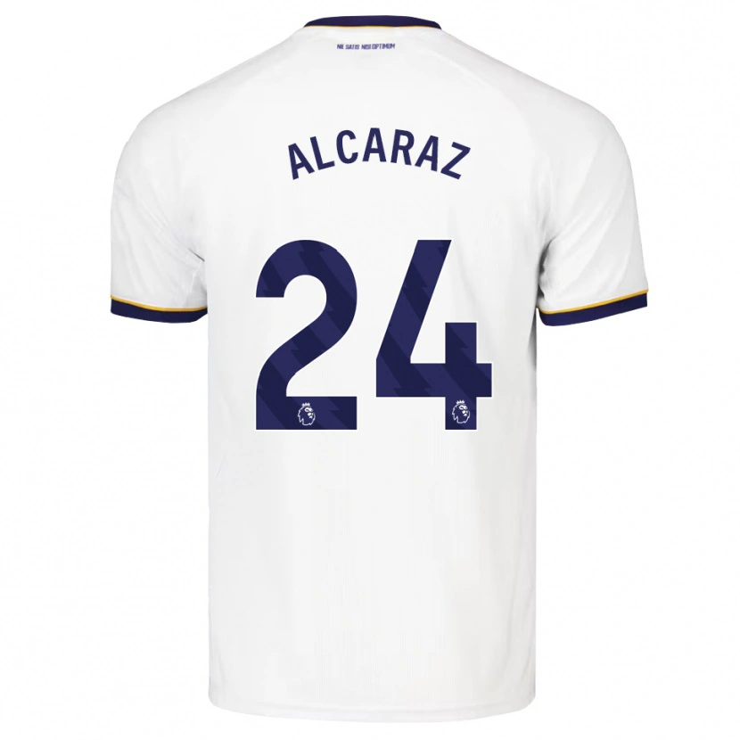 Danxen Dames Carlos Alcaraz #24 Middernachtblauw Wit Geel Uitshirt Uittenue 2026/27 T-Shirt België